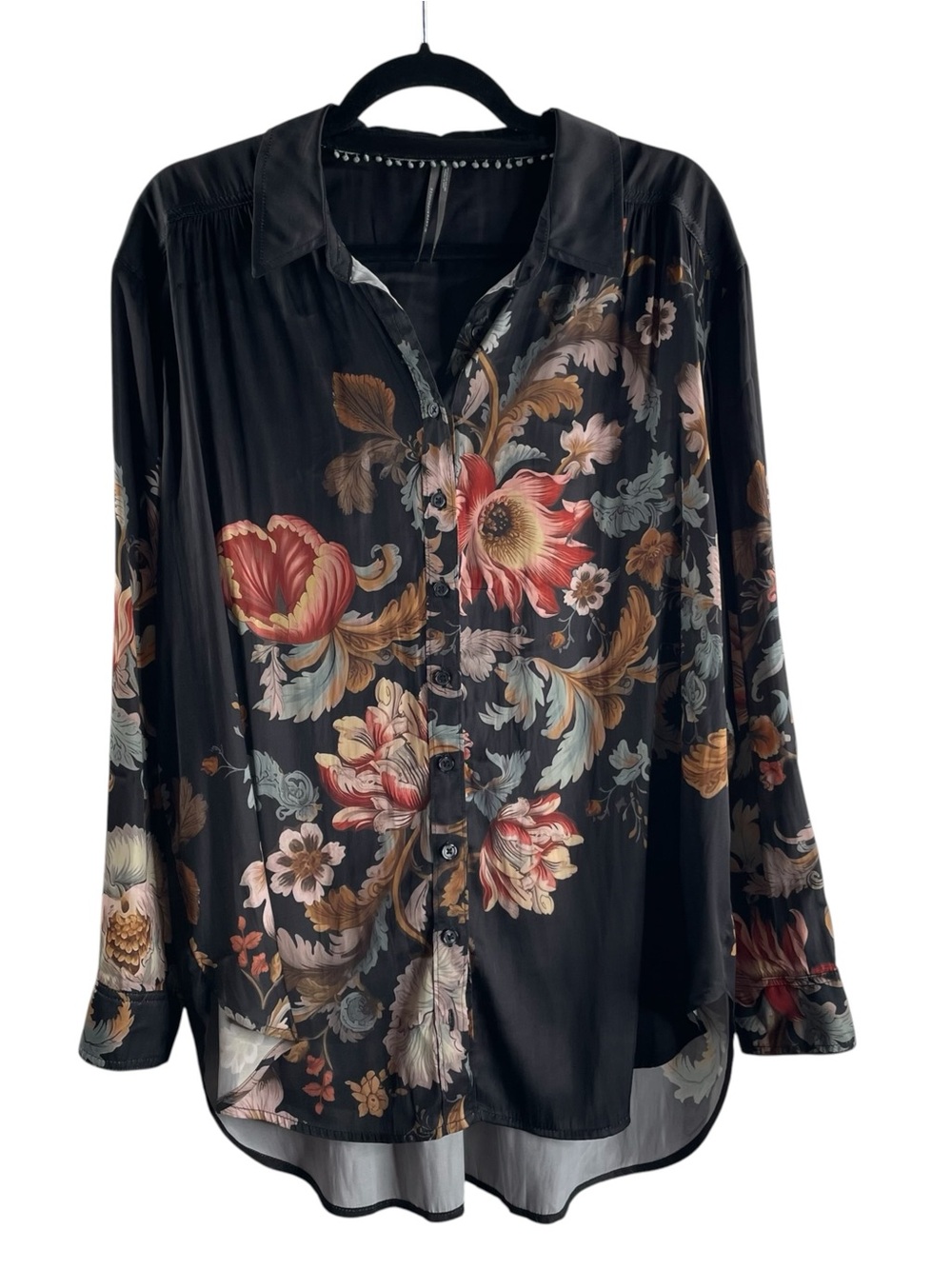 ANTHROPOLOGIE Amazing Floral Button Down Shirt $88